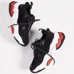 Jeffrey Campbell Black Platform Sneakers